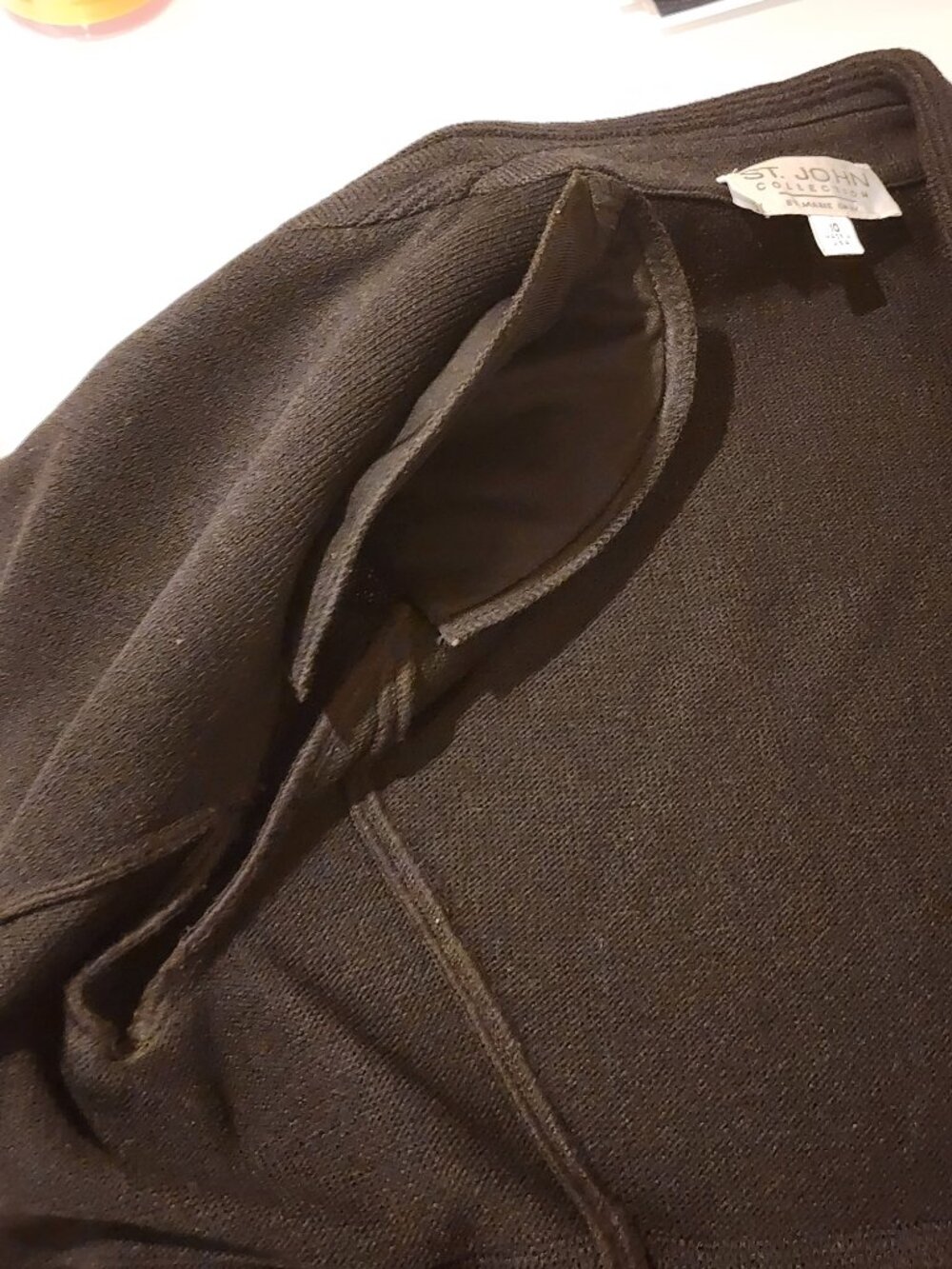 Excellent!!| US 10| ST JOHN: Mid-length Lightweight Fit&Flare Blazer Coat - Picture 10 of 16